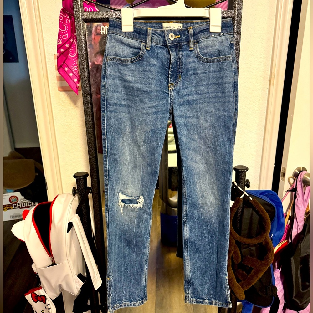 Abercrombie kids girls size 9/10 NWOT high rise jeans